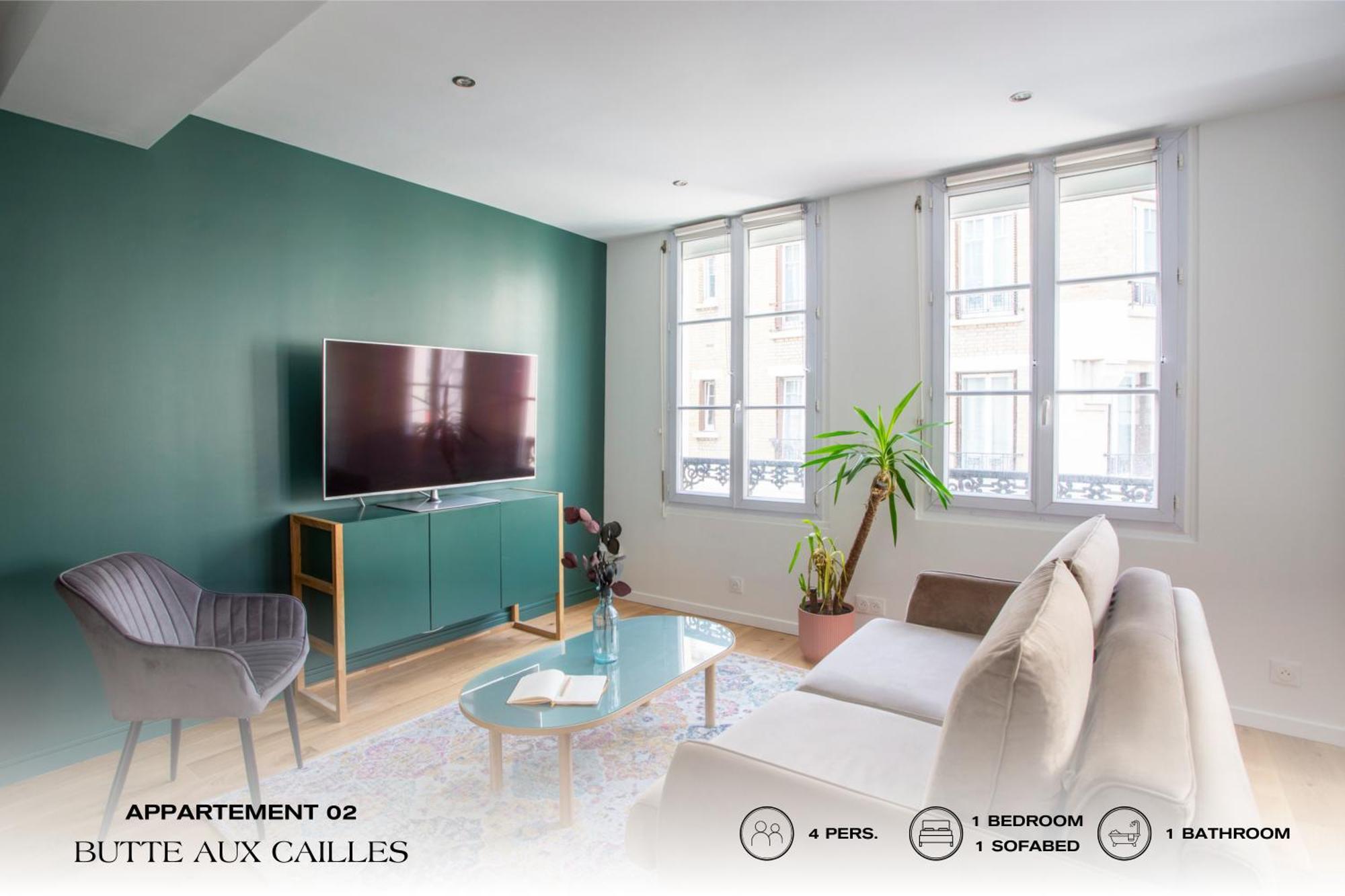 Beauquartier - Butte Aux Cailles I Leilighet Paris Eksteriør bilde