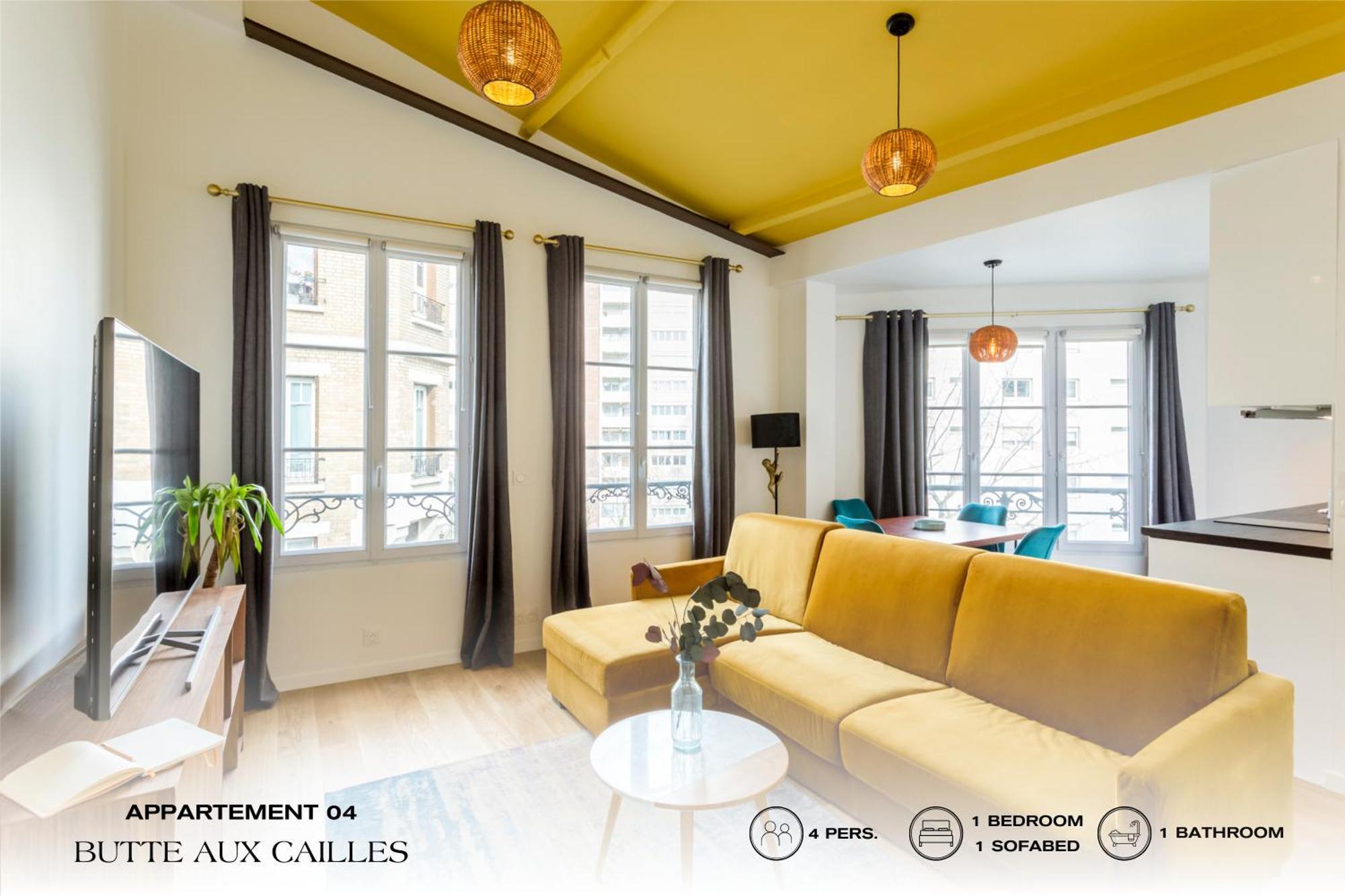 Beauquartier - Butte Aux Cailles I Leilighet Paris Eksteriør bilde