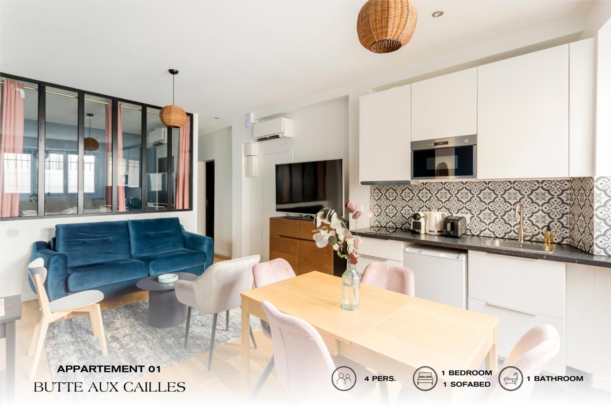 Beauquartier - Butte Aux Cailles I Leilighet Paris Eksteriør bilde