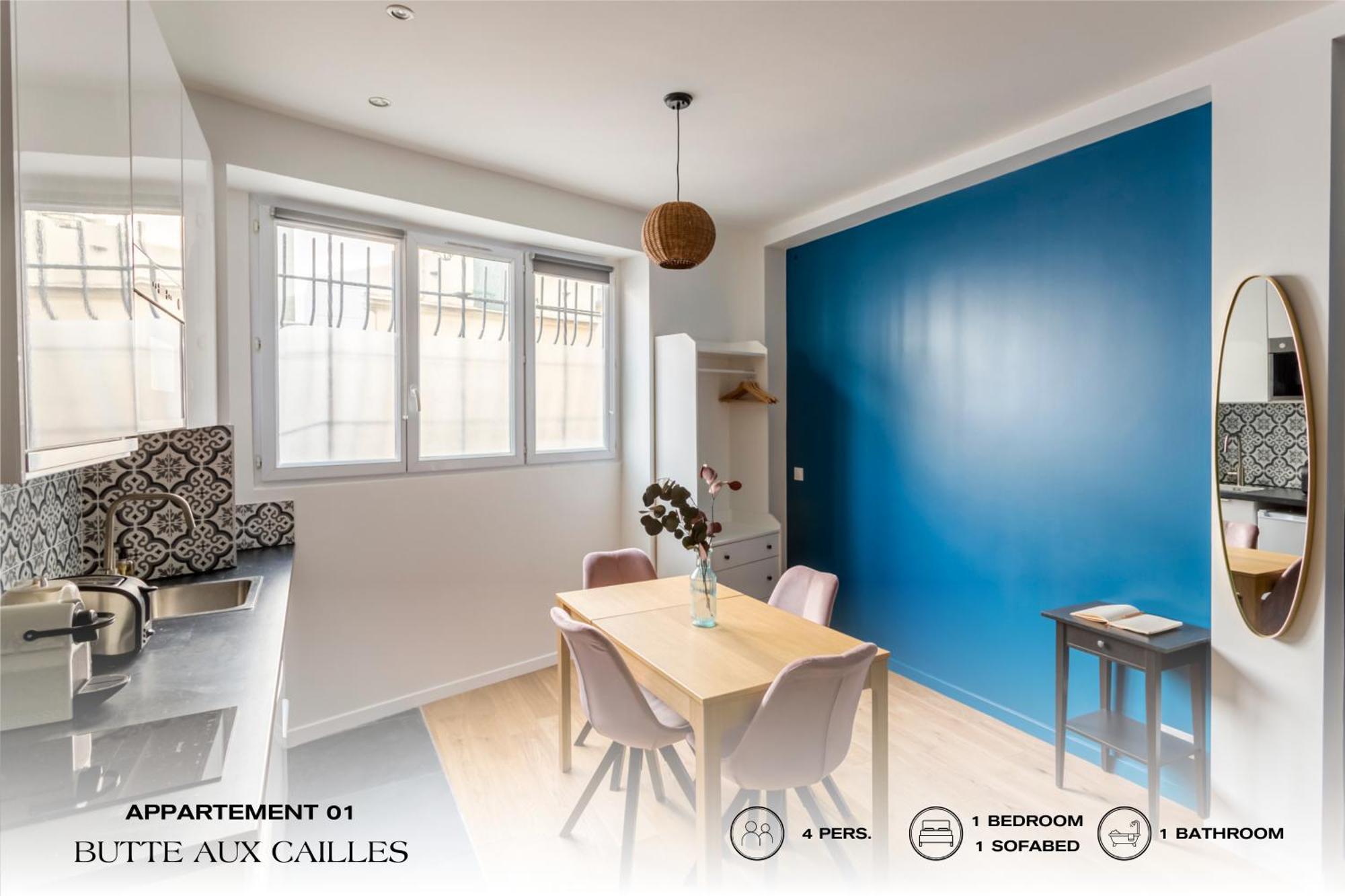 Beauquartier - Butte Aux Cailles I Leilighet Paris Eksteriør bilde