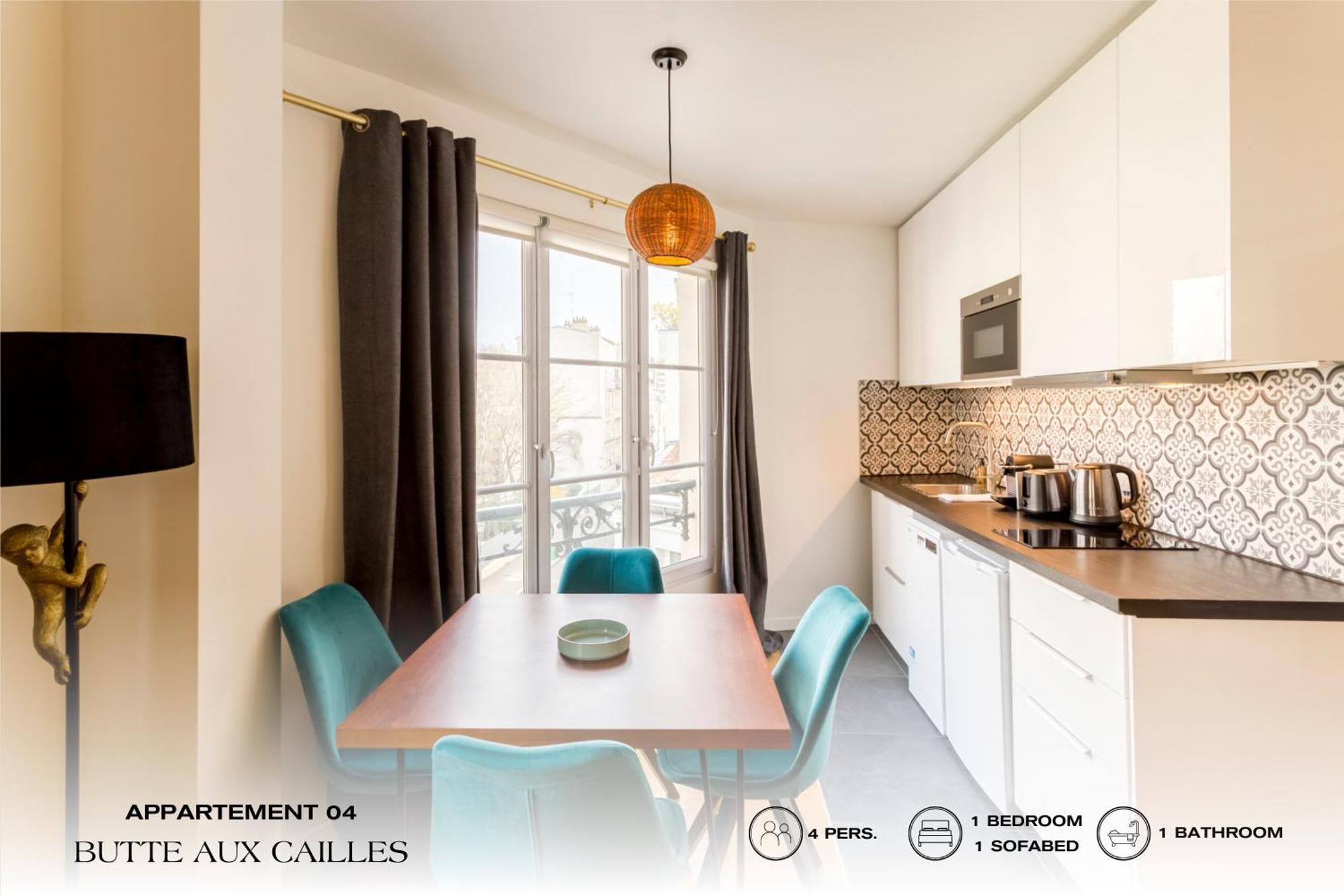 Beauquartier - Butte Aux Cailles I Leilighet Paris Eksteriør bilde