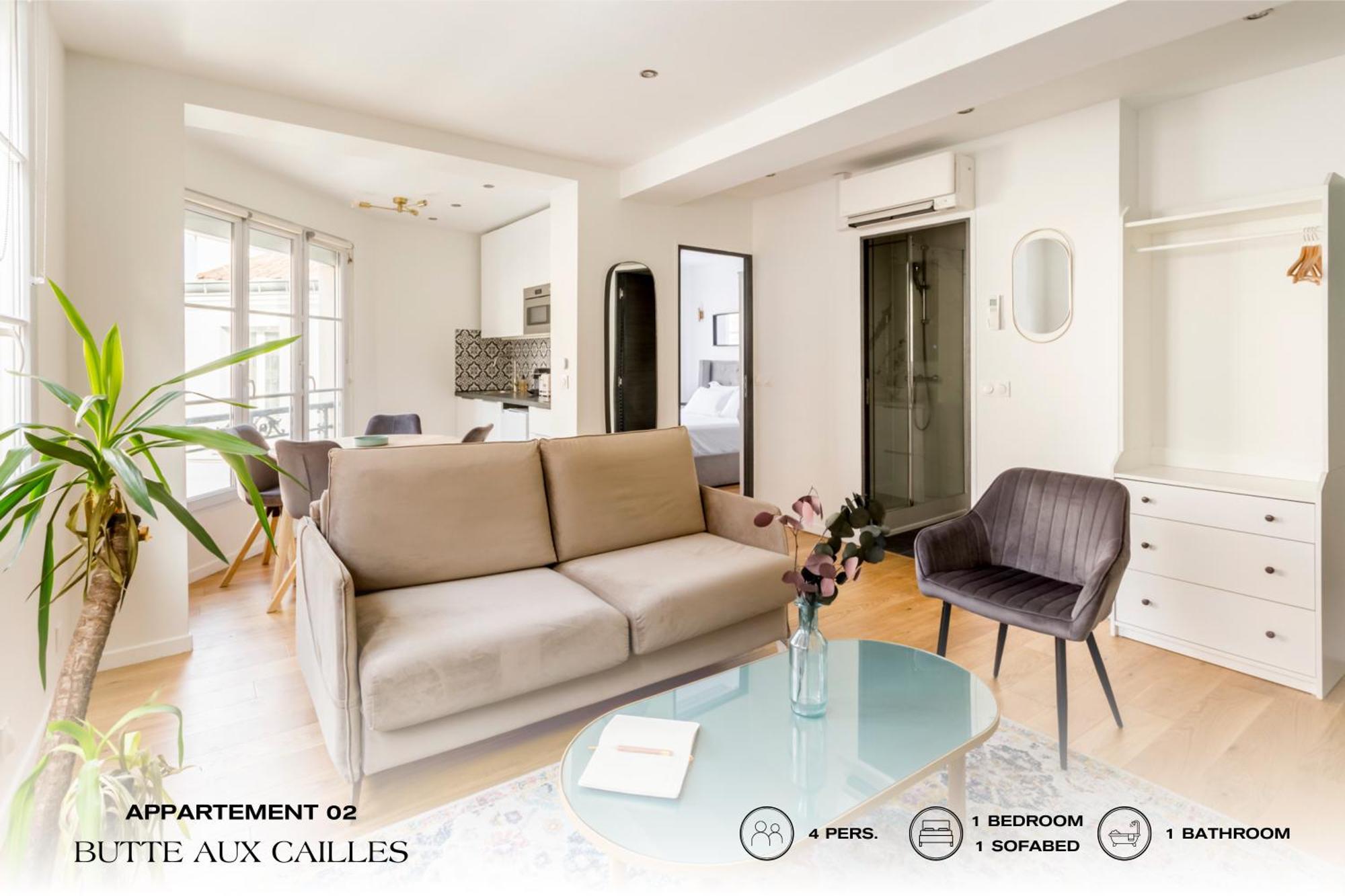 Beauquartier - Butte Aux Cailles I Leilighet Paris Eksteriør bilde