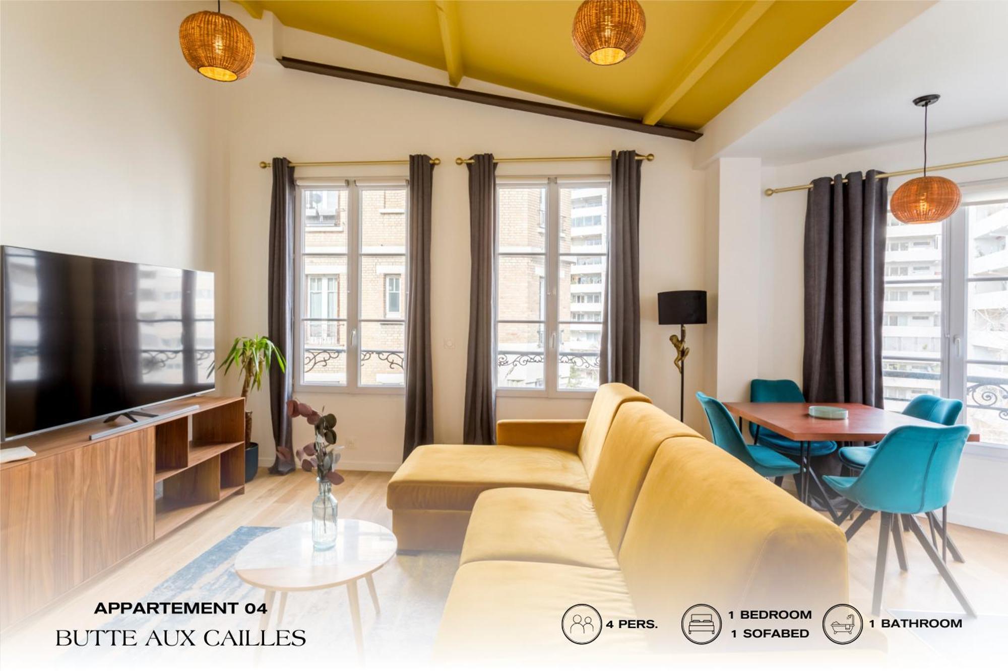Beauquartier - Butte Aux Cailles I Leilighet Paris Eksteriør bilde