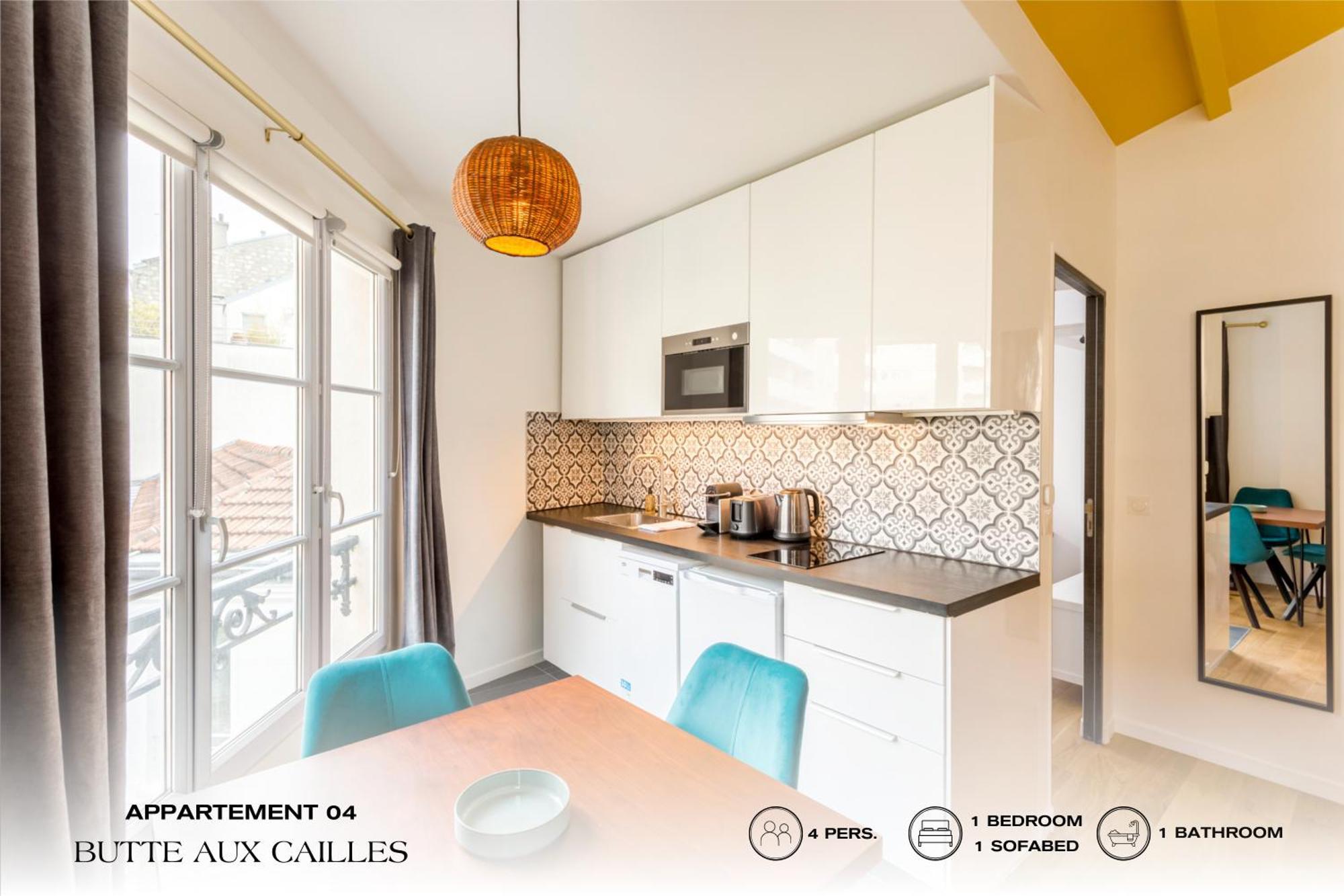Beauquartier - Butte Aux Cailles I Leilighet Paris Eksteriør bilde