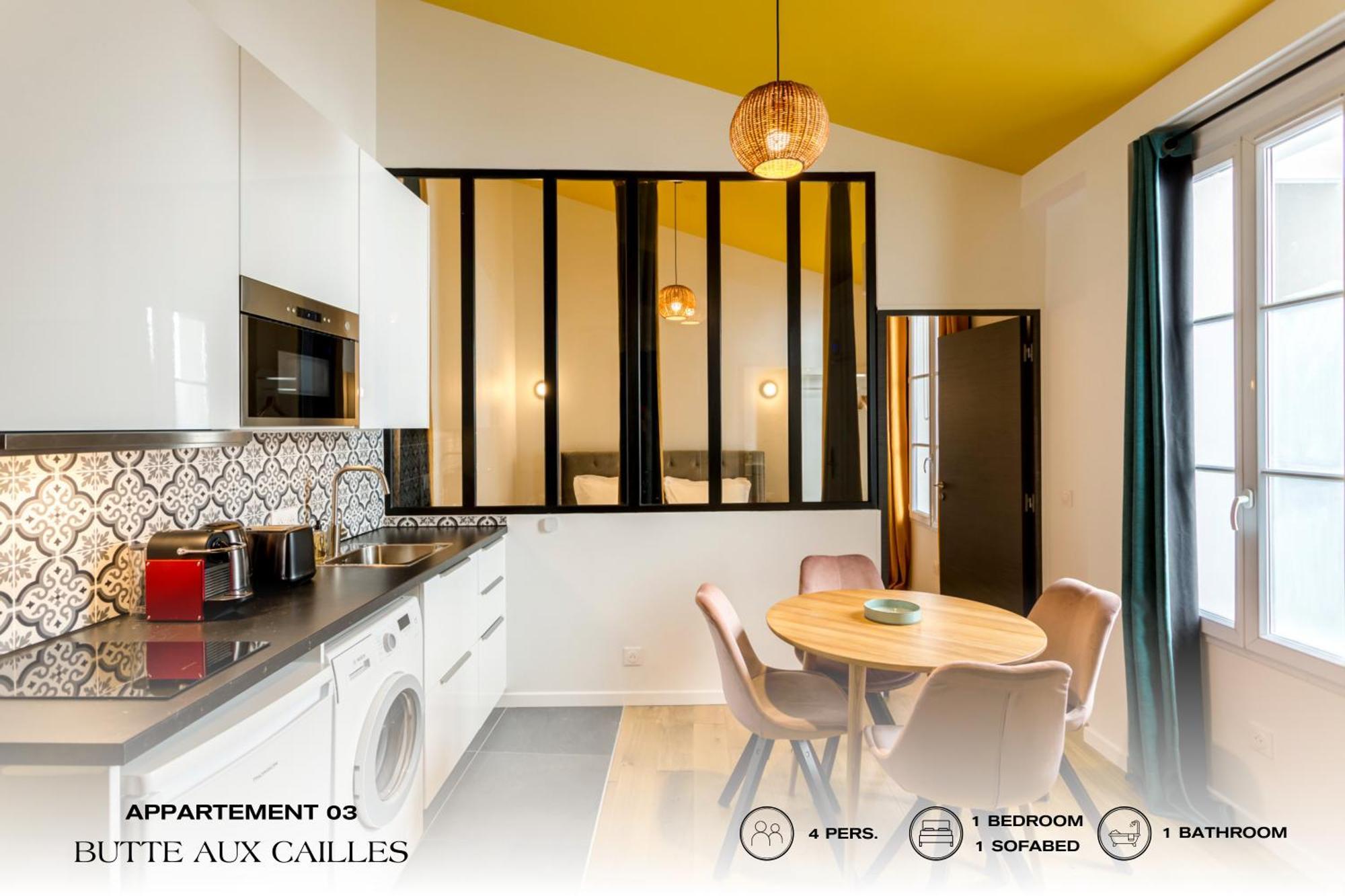 Beauquartier - Butte Aux Cailles I Leilighet Paris Eksteriør bilde